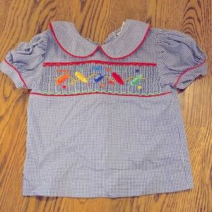 Smocked Crayon Top